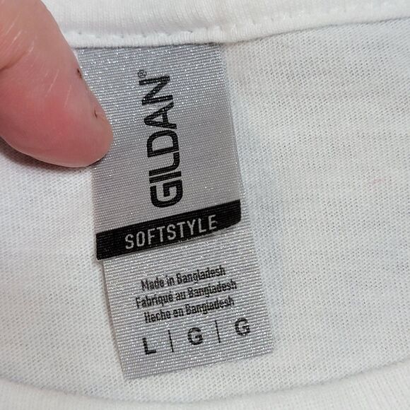 "My Favorite Men: Jack, Jim & Jose" Graphic SS Tee White - Size Large - Picture 4 of 4